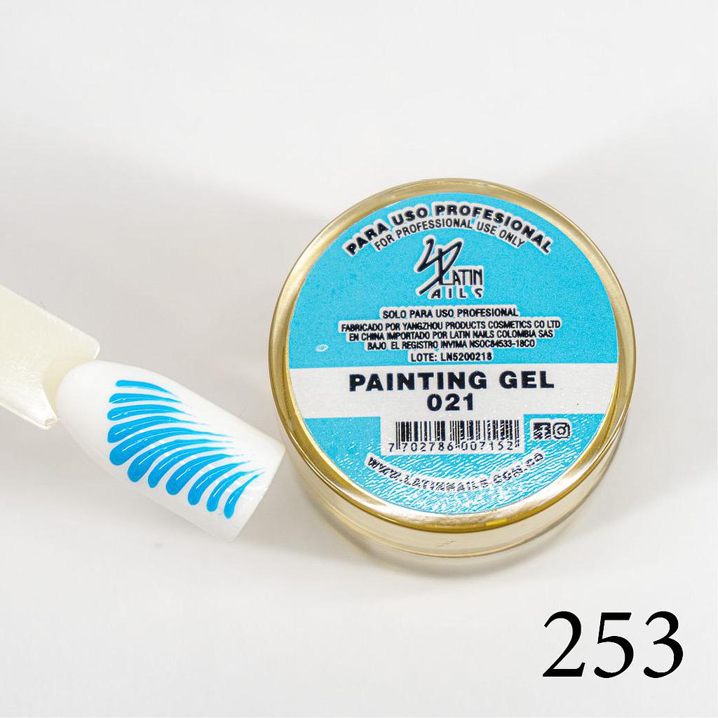 PAINTING GEL 021 AZUL C LATIN