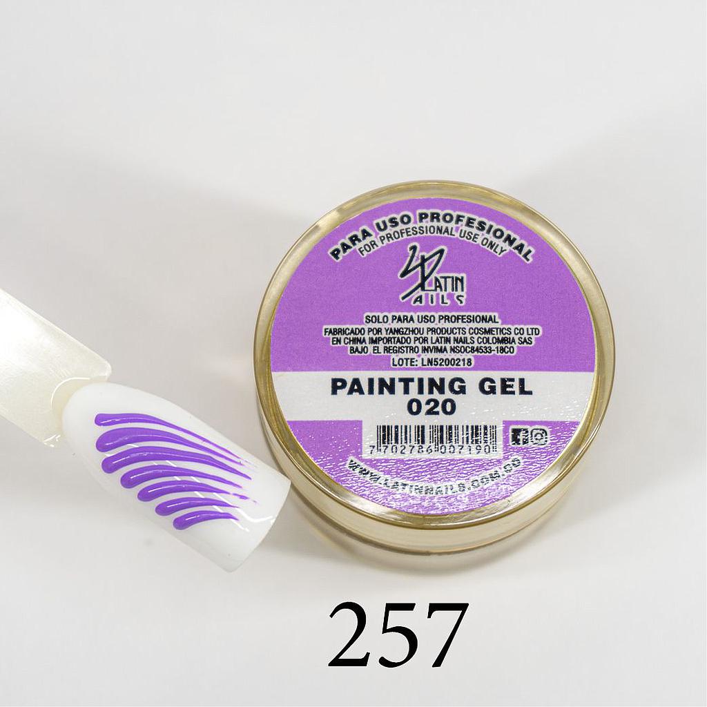 PAINTING GEL 020 MORADO LATIN