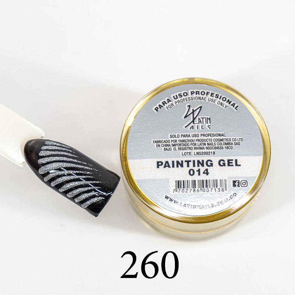 PAINTING GEL 014 PLATA LATIN