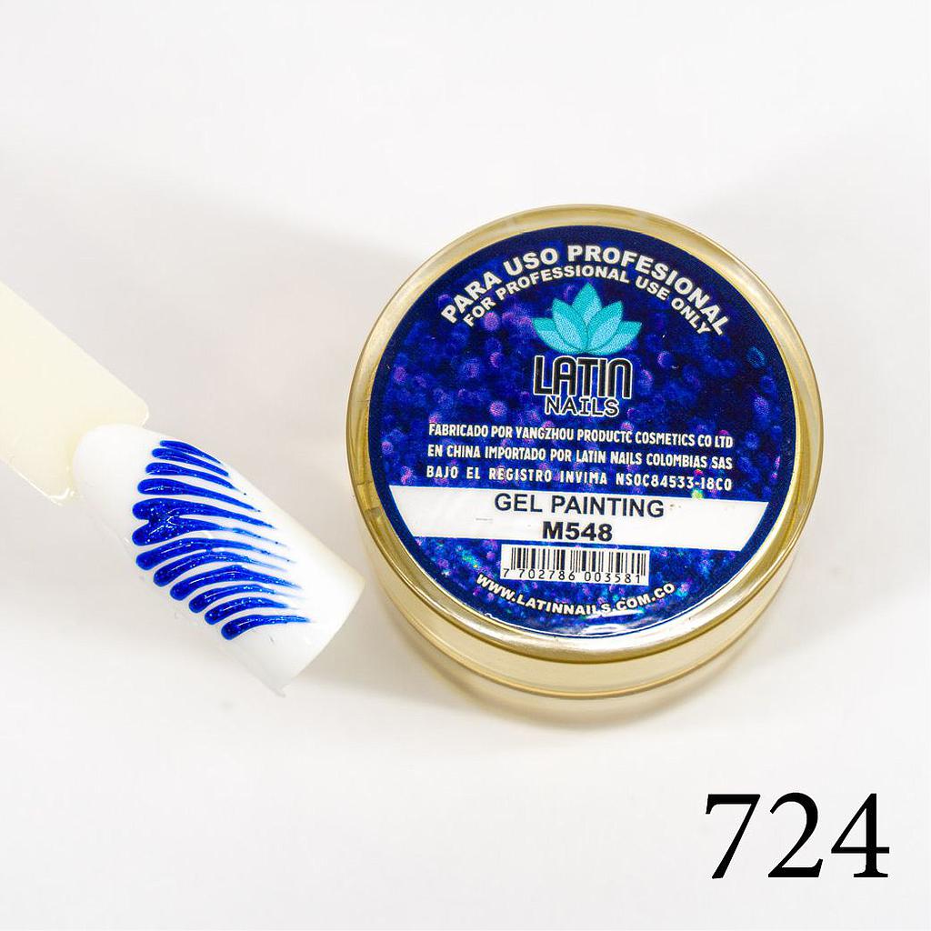 PAINTING GEL M548 AZUL MIRELLA LATIN